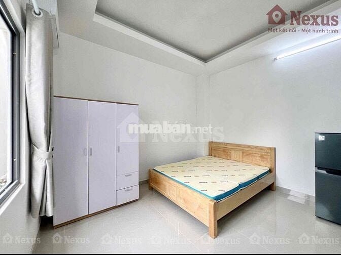 CHO THUÊ STUDIO CỬA SỔ LỚN, FULL NỘI THẤT GẦN CẦU NGUYỄN VĂN CỪ