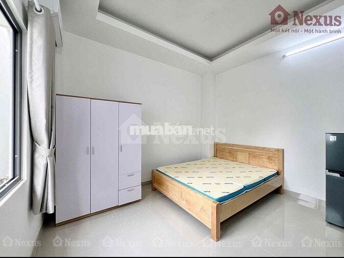 CHO THUÊ STUDIO CỬA SỔ LỚN, FULL NỘI THẤT GẦN CẦU NGUYỄN VĂN CỪ