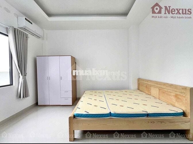 CHO THUÊ STUDIO CỬA SỔ LỚN, FULL NỘI THẤT GẦN CẦU NGUYỄN VĂN CỪ