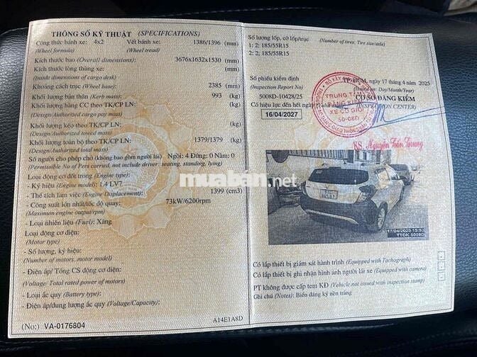 BÁN VINFAST FADIL 2022 XE GIA ĐÌNH SƠN ZIN 100%