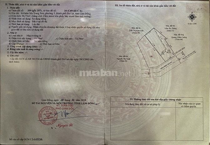 Bán gấp nhà MT HXH, 6x16, 7ty5, SRXD, P5, TP ĐÀ LẠT