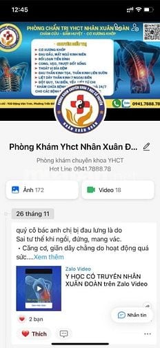 CẦN NGƯỜI HỢP TÁC TRIỂN KHAI MẢNG SPA : XÔNG HƠI,MASSAGE TRONG PK YHCT