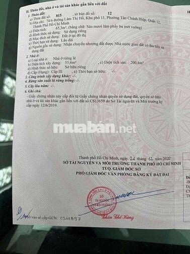 Bán Gấp Nhà Phố 4x16,5m,4 lầu,5tỷ950tr,1/ Lâm thị hố.tphcm