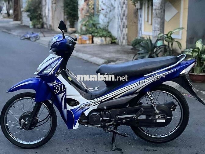 SYM Elegant 50 2018 Xanh đen