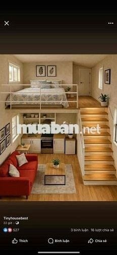 Phòng trọ Hiện Đại 3 Sao - Tách Bếp - Máy nước nóng,…