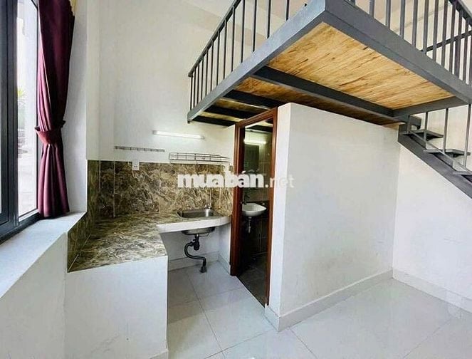 Phòng gác cao 30m2 Khuông Việt - Tân Phú