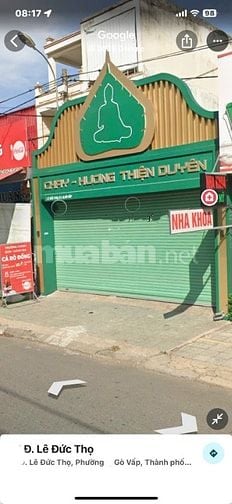 🔥 CHO THUÊ MẶT TIỀN LÊ ĐỨC THỌ P7 – NGAY NGÃ 3 PHAN VĂN TRỊ - 8*20M