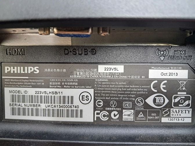 Màn hình LED 21 inch Philips  