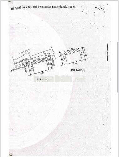 nhà hiếm sổ riêng 2 lầu đường D9