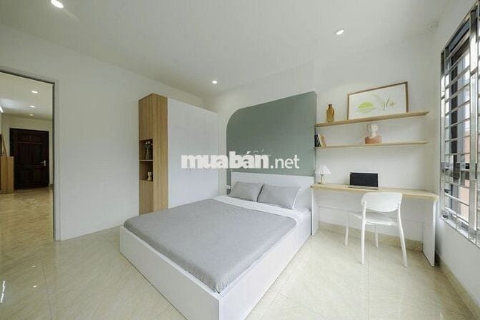 1N1K Mặt Phố Hoàng Văn Thái – 45m², máy giặt riêng, ô tô đỗ cửa