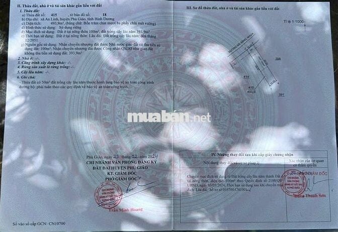 Khách Cần Sang Nhượng Lại Lô Đất Ở Xã An Linh