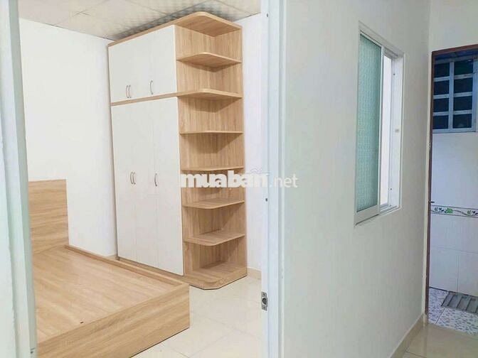 Nhà gác lửng rẻ nhất Phú Hoà, DT: 4,8x16, thổ cư: 50, 2PN, đường 6m