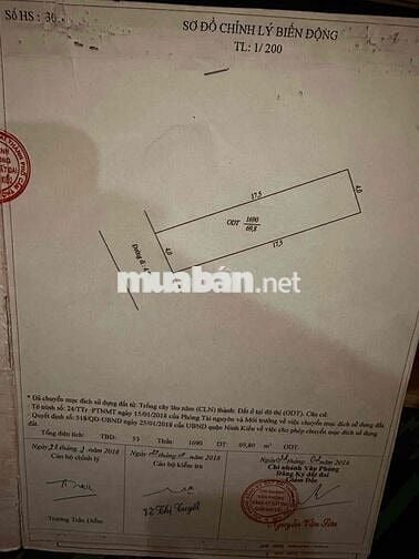 BÁN NHÀ TRỆT HẺM OTO QUẬN NINH KIỀU