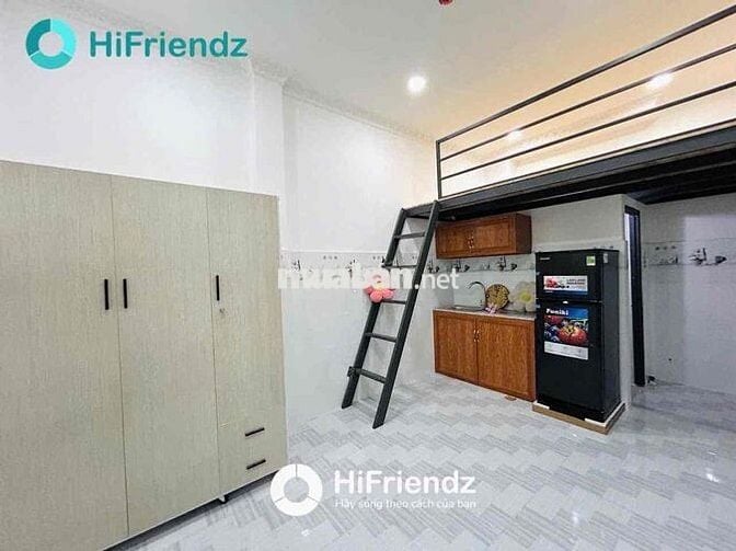 CHO THUÊ PHÒNG FULL NỘI THẤT - GÁC CAO- FREE XE - NGAY NGÃ TƯ BỐN XÃ