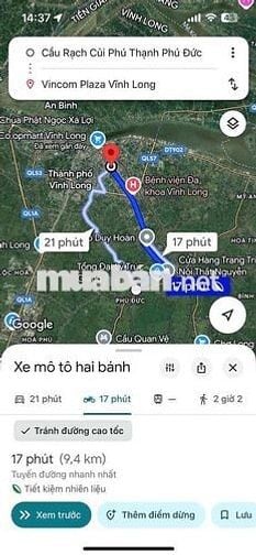 Đất nền Vĩnh Long 106m2- 350 triệu