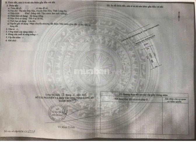 Bán đất thổ cư 5x20m, chợ Đức Hòa, Tỉnh lộ 824, chợ Đức Hòa, Long An