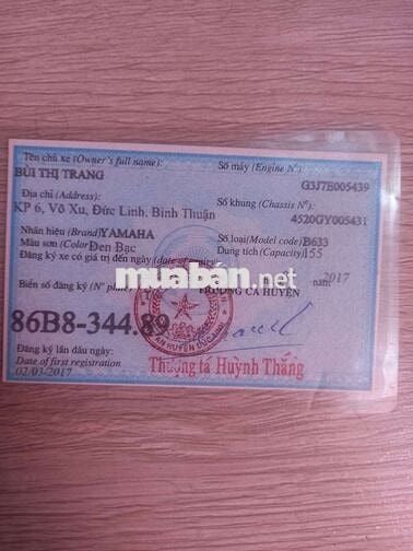 Nghĩa đen là bán một chiếc xe máy