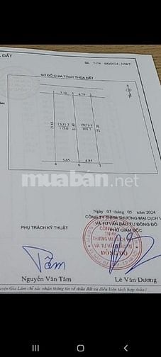 *** ĐẤT ĐẸP *** + Em có mảnh đất cần bán, Kiêu Kỵ/ Gia Lâm.