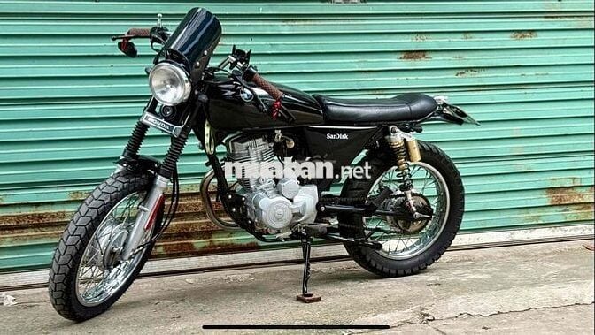 Moto Wolf 125cc up dáng cafe racer bao ngầu