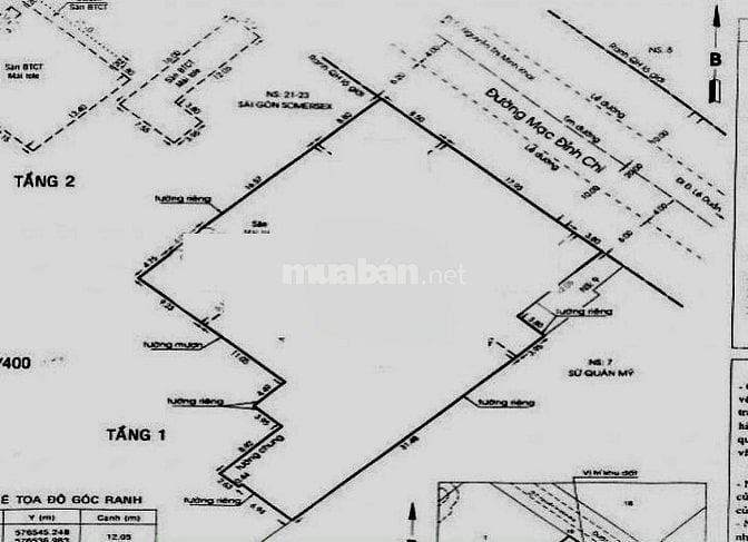 *MT Bến Nghé 33 x 39m* liền kề tổng lãnh sự Hoa Kỳ - 1.250t (giá 2025)