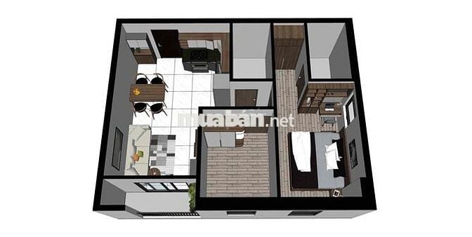 🏢 🏢BÁN OFFICETEL CC Hoàng Quốc Việt  CĂN GÓC 2PN – 2WC • FULL NỘI THẤT