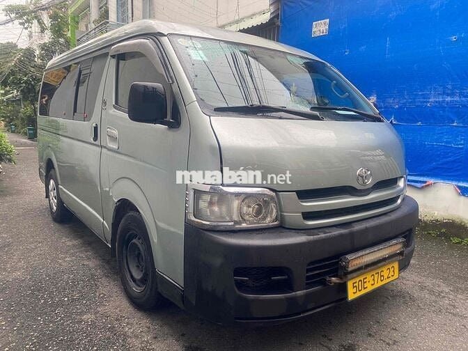 SIÊU PHẨM TOYOTA HIACE 2008 MÁY DẦU 3 chỗ