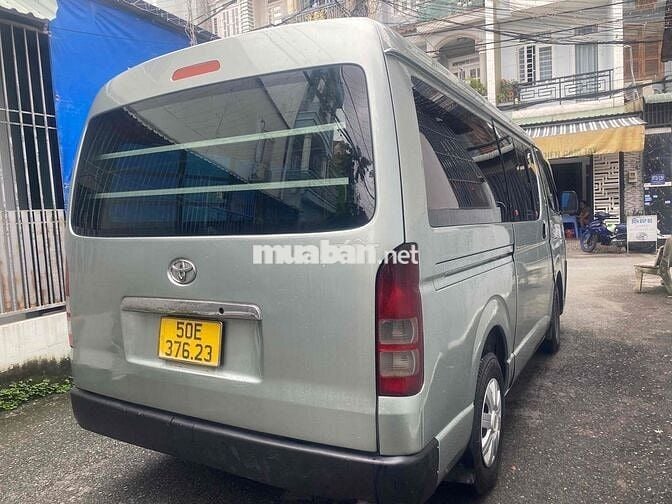 SIÊU PHẨM TOYOTA HIACE 2008 MÁY DẦU 3 chỗ