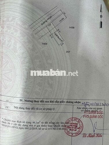 LÔ ĐẤT SỔ HỒNG RIÊNG DT 82,9m2 đường nhựa thông xe tải P. TĐH TPHCM