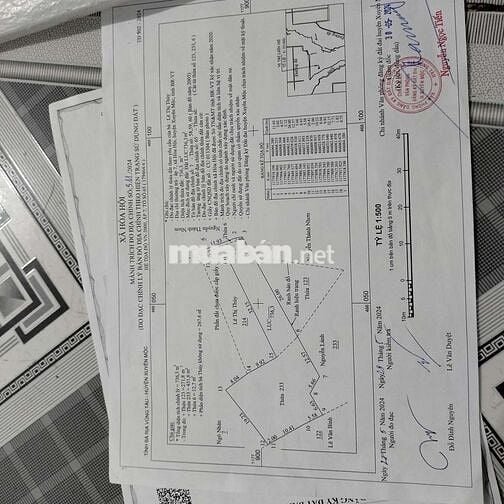 Cần bán lô đất vườn chính chủ đã có sổ