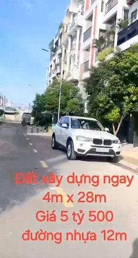 Bán Đất Tô Ngọc Vân Quận 12 – 4x28m – Sổ Hồng Riêng – Giá 5.35Tỷ