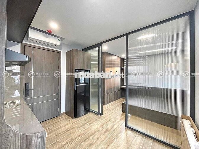 CHDV full nội thất 1pn mới 100% ban công,  máy giặt riêng bảo vệ 24/7