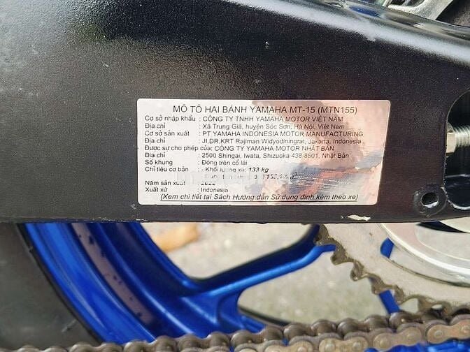 Yamaha MT15 12/2023 bs60 siêu đẹp odo5k chính chủ