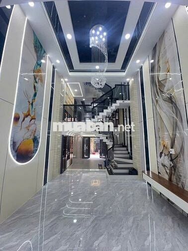 Bán nhà mới 100% hẻm xe hơi đường lê trọng tấn,DT 4x14m đúc 1 lửng 3l