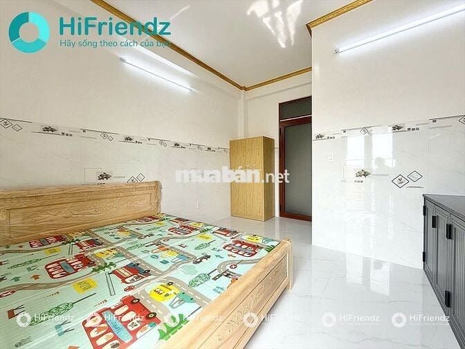 STUDIO MỚI XÂY FULL NỘI THẤT BAN CÔNG NGAY CẦU SẮT AN PHÚ ĐÔNG