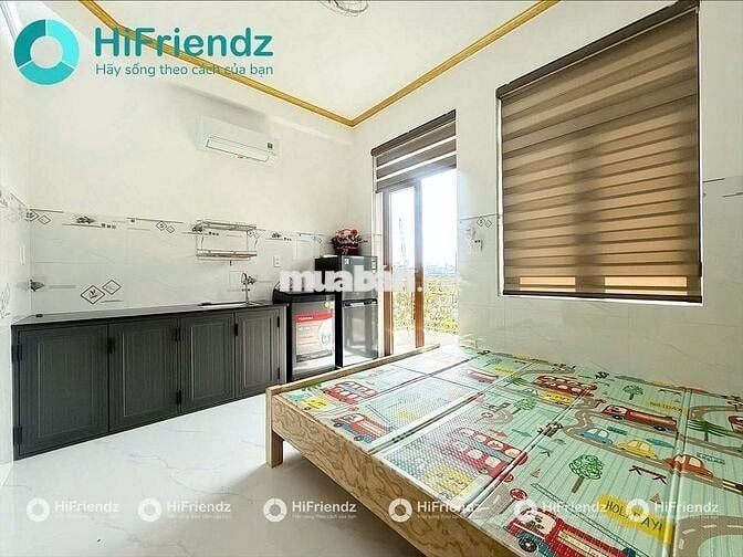 STUDIO MỚI XÂY FULL NỘI THẤT BAN CÔNG NGAY CẦU SẮT AN PHÚ ĐÔNG