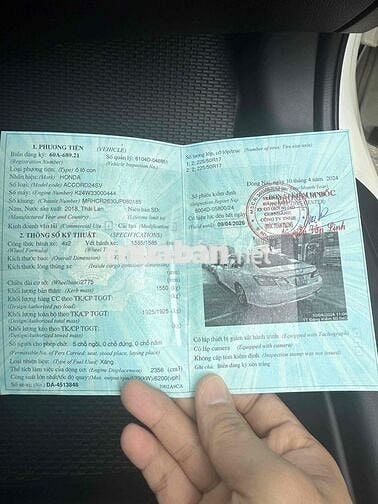 Honda Accord 2018 2.4 AT - 100000 km