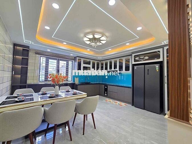 nhà phố full nội thất tch18 ngang 5m khu nhà lầu đồng bộ. giá 7,59tỷ