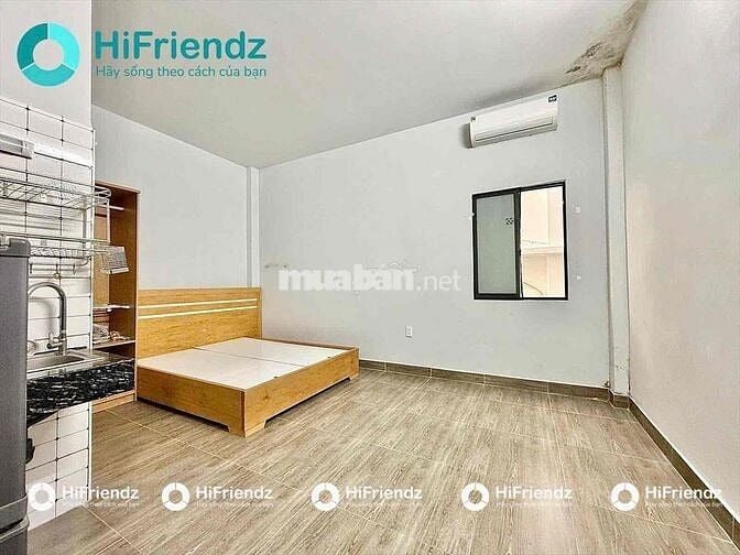 Căn Hộ Studio- 25m2 - Ban Công- Full Nội Thất - Khu k300-Thang Máy