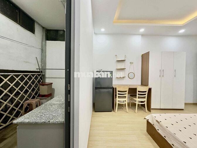 CĂN HỘ 1PN 1PK BAN CÔNG | MÁY GIẶT RIÊNG | NGAY NGUYỄN TRÃI Q1