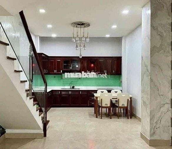 Nhà Mới Đẹp Mặt Tiền Khu Vip Cư Xá Lữ Gia , DT: 4x16m, 3lầu 5PN 4WC