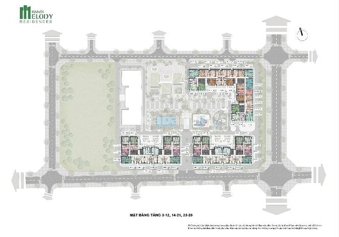 Quỹ căn 2PN và 3PN vay bank giá tốt nhất. Hỗ trợ 70% miễn gốc lãi 24T