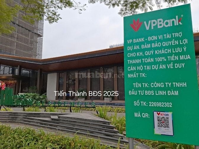 Quỹ căn 2PN và 3PN vay bank giá tốt nhất. Hỗ trợ 70% miễn gốc lãi 24T