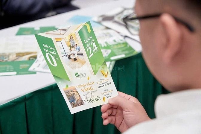 Quỹ căn 2PN và 3PN vay bank giá tốt nhất. Hỗ trợ 70% miễn gốc lãi 24T