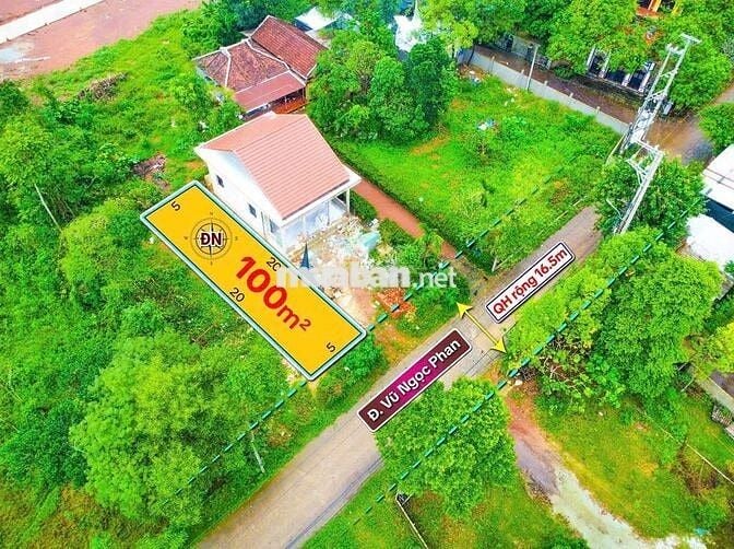 🔥 Bán lô đất mặt tiền Vũ Ngọc Phan -KHÔNG NGẬP LỤT– Giá siêu tốt!