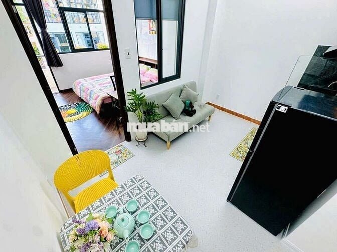 🌈1PN1PK FULL NT MÁY GIẶT RIÊNG✨️BANCOL THOÁNG✨️CƯ XÁ CHU VĂN AN,Q.BT