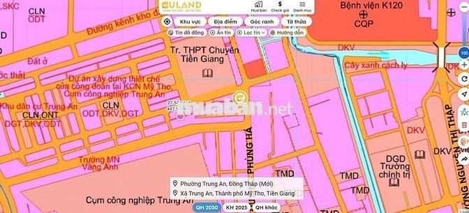 BÁN 1 NỀN MẶT TIỀN PHÙNG HÁ 100M2 – TRUNG AN