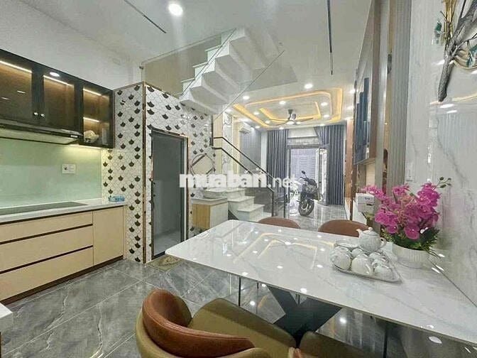 cho thuê nhà mới full nội thất 4p 18tr