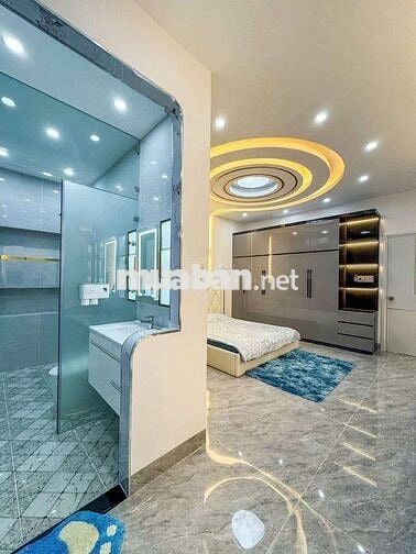 NHÀ 2 LẦU NỘI THẤT CAO CẤP - KDC HỒNG LOAN