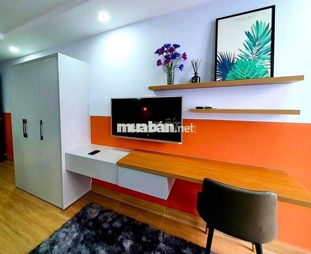 CĂN HỘ LÊ VĂN SỸ 30m2 MÁY GIẶT RIÊNG, FULL TIỆN NGHI, BẢO VỆ 24/24