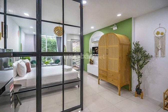 Cho Thuê Căn hộ 1PN Ban Công – Full Nội Thất Cao Cấp – Máy Giặt Riêng 